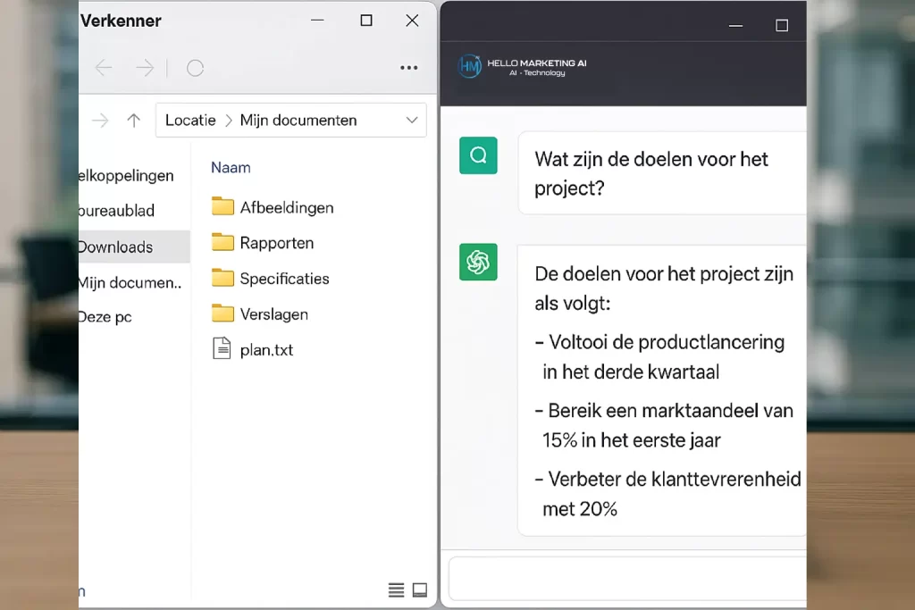 AI module for internal chat